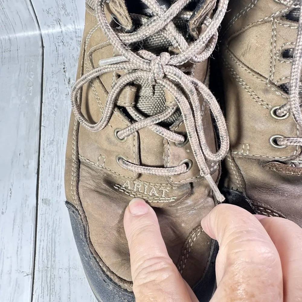 Ariat Women's 7.5B Style 70057 Brown Leather Lace Up Hiking Trail Boots‎ EU 38